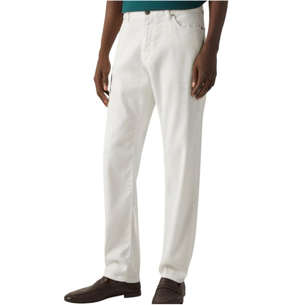 Zegna Roccia Slim Fit Linen and Cotton Pants